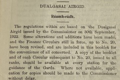 Garda Financial Regulations 1923