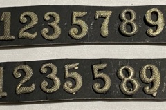 Garda Epaulette Numbers - old style