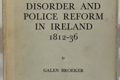 Rural Disorder and Police Reform in Ireland 1812-36