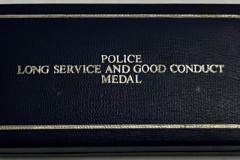 Police Long Service & Good Conduct Medal Case