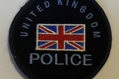 UK Police Brassard Badge