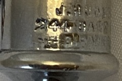 Close up of address stamp on RUC Whislte