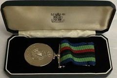 RUC Service Medal with GC Ribbon